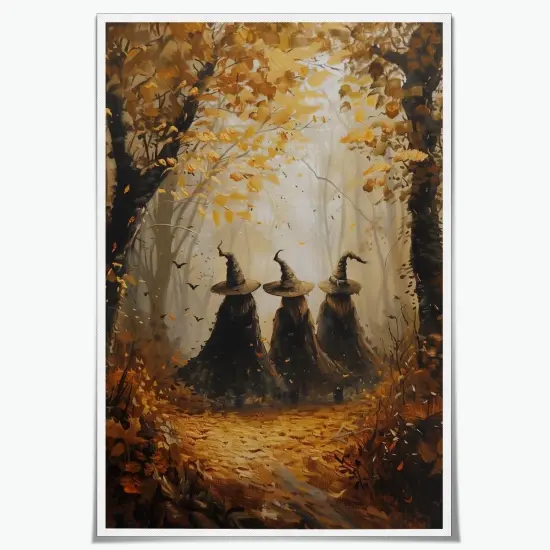 Vintage Three Witches in The Forest Witchy {1}