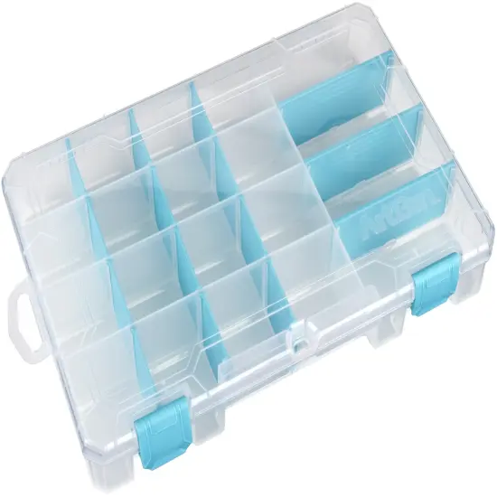 ArtBin Tarnish Inhibitor Solutions Box 4-16 Compartments-10.75"X7.375"X1.75" Translucent {3}