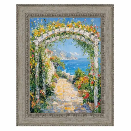 Wide Vintage Silver Traditional Picture Frame 16x24 frame {6}