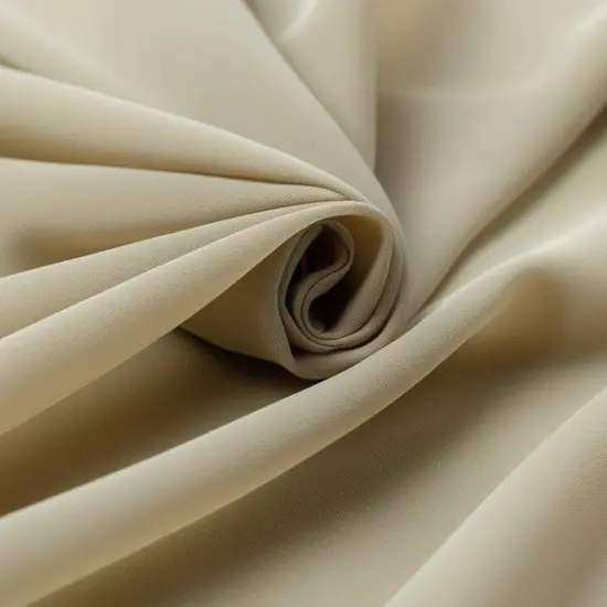1 Yard Lightweight Chiffon Fabric for Elegant Draping & Apparel 58/60" Width Beige {1}