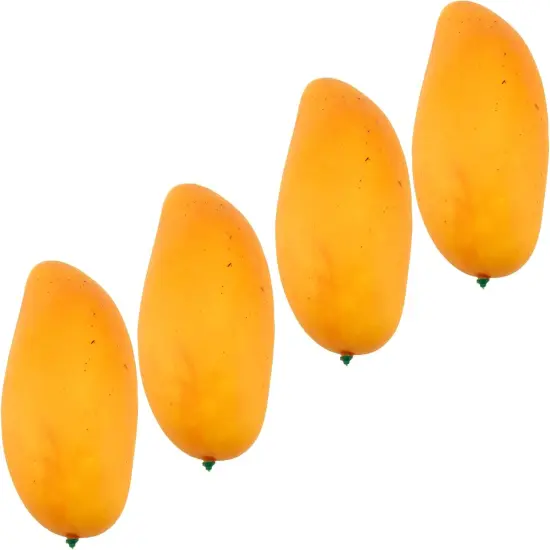 4Pack Artificial Mango,Fake Green Mango Fake Fruit Artificial Fruits {1}