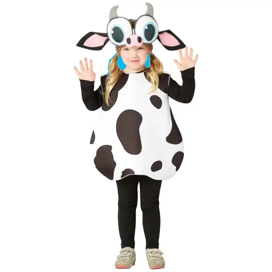 Big Eyed Cow Costume Toddler Unisex Halloween Dress-Up {1}