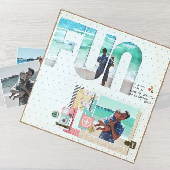 We R Alphabet Punch Board {7}