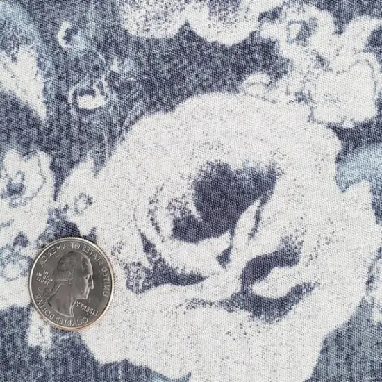 1 Yard Navy Rayon Crinkle Crepon Fabric for Blouses Dresses Skirts and Apparel Projects 50/52" Width {3}