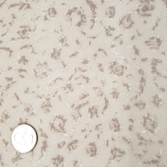 1 Yard Taupe Rayon Crinkle Fabric Lightweight 50/52" Wide Woven Crepon for Fashion Apparel {1}