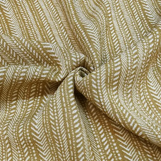 1 Yard Textured Mustard Gold Rayon Crinkle Fabric For Stylish Dresses Blouses Skirts Lightweight Apparel 50/52" Width {1}