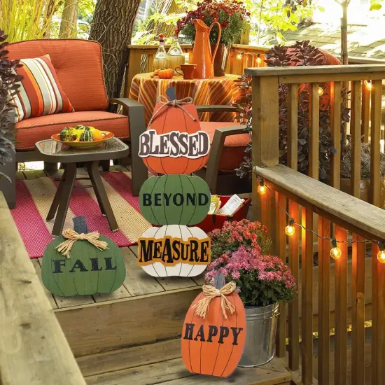 Outdoor Fall Decorations for Home {5}