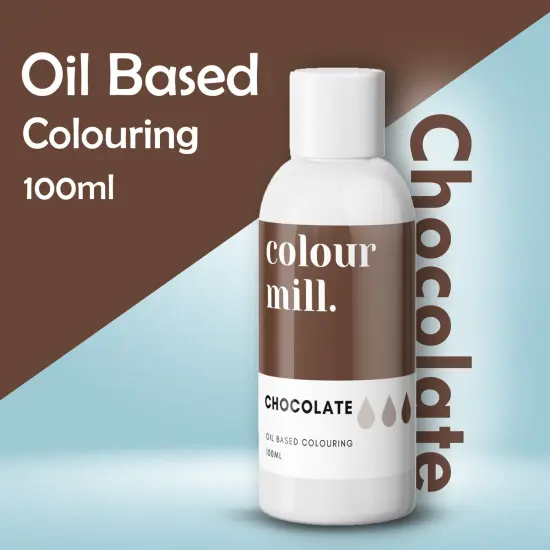 Premium 100ml Chocolate Oil-Based Food Coloring for Rich Cake Gel Buttercream Halal {4}