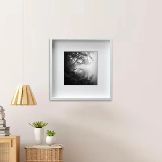 White Frame with Mount, 19&frac34;x19&frac34;" &ndash; Deep Gallery Frame, Easy No-Nail Hanging! {5}