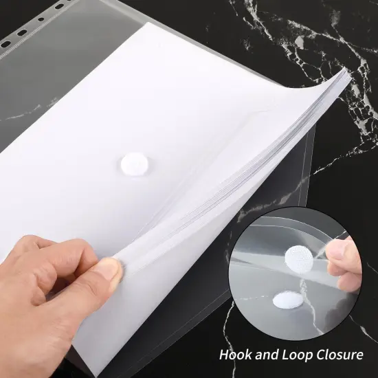 11 Holes Clear Poly Binder Envelope {3}