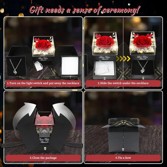 Eternal Flowers Rose Gifts for Mom {4}