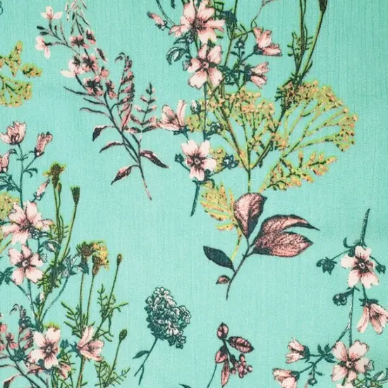 1 Yard Mint Rayon Crinkle Fabric Soft Lightweight Drapey Material for Dresses Tops Skirts 50/52 Inch Width {2}