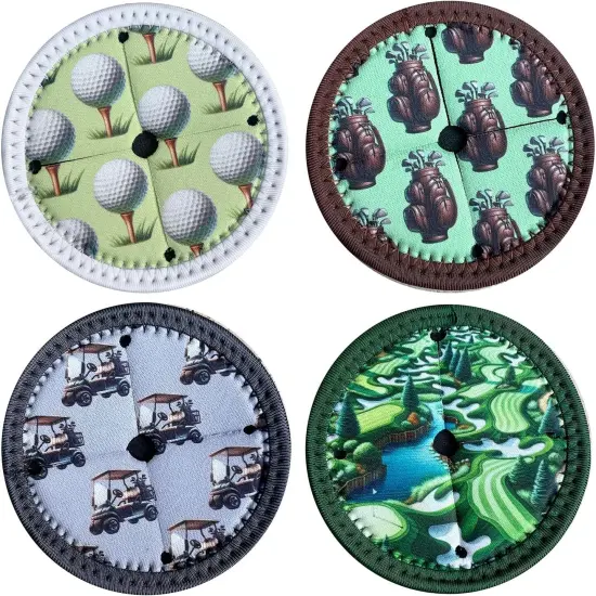 Set of 4 Themed Drink Coasters {1}