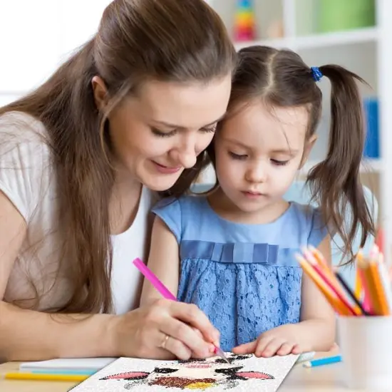 6 Packs 5D Cute Animals Cartoon Diamond Art Kits {5}