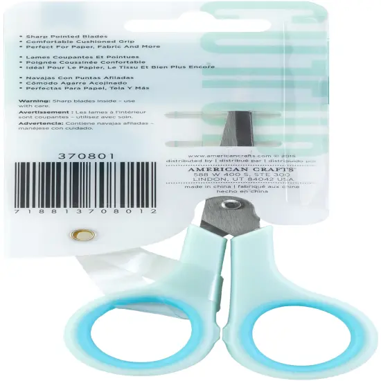 American Crafts CutUp Scissors-Blue {3}