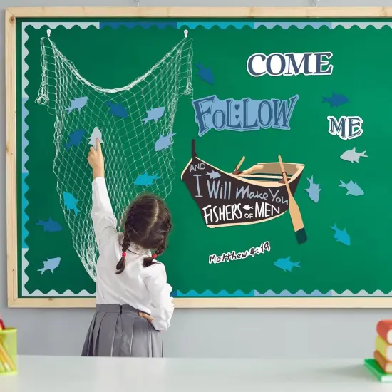 76Pcs Fishers of Men Bulletin Board Set {3}