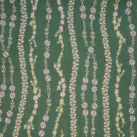 1 Yard Rayon Crinkle Dark Ivy Fabric, 50/52" Wide, Lightweight Apparel Material {2}