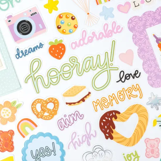 Shimelle Live The Dream Foam Stickers-12"X12" {4}