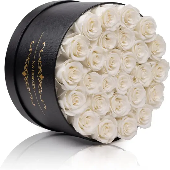 27 Piece Forever Preserved Roses in a Box Flowers Roses Gifts {3}