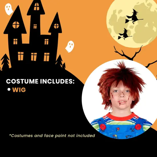 Evil Doll Child Costume Wig | One Size {6}