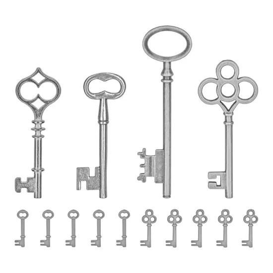 Idea-Ology Metal Adornments 14/Pkg-Silver Keys {3}