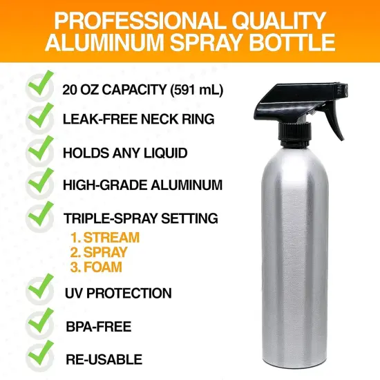 6 Pack Empty Aluminum Spray Bottles {2}