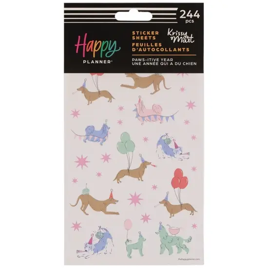 Happy Planner Sticker Value Pack 10/Sheets-Paws-Itive Year {1}