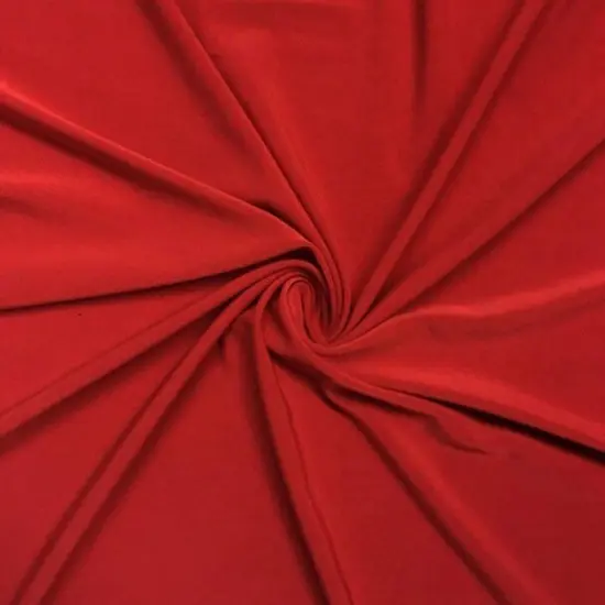1 Yard ITY Red Apparel Fabric 92% Polyester 8% Spandex 58/60" Width {1}