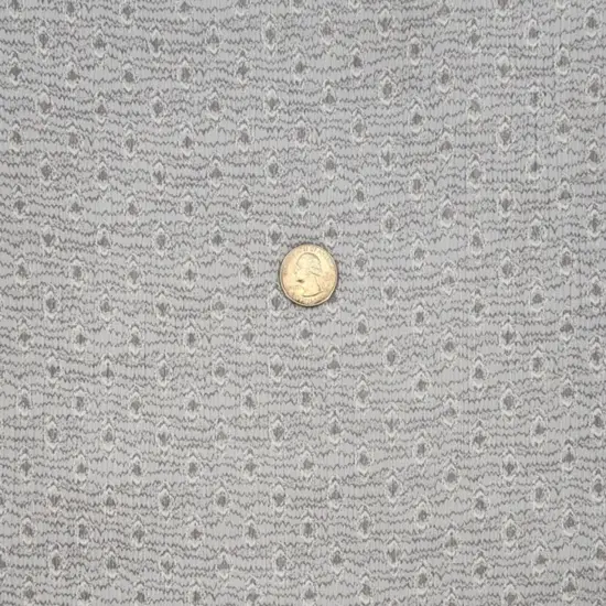 1 Yard 50/52" Wide Lightweight 125 GSM Woven Rayon Crinkle Fabric in Gray {1}
