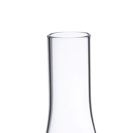 Clear Glass Lamp Chimney, Replacement Hurricane Globe Measures 1 1/2 Inch Diameter Base x 6 Inches High for Oil or Kerosene Lanterns {4}