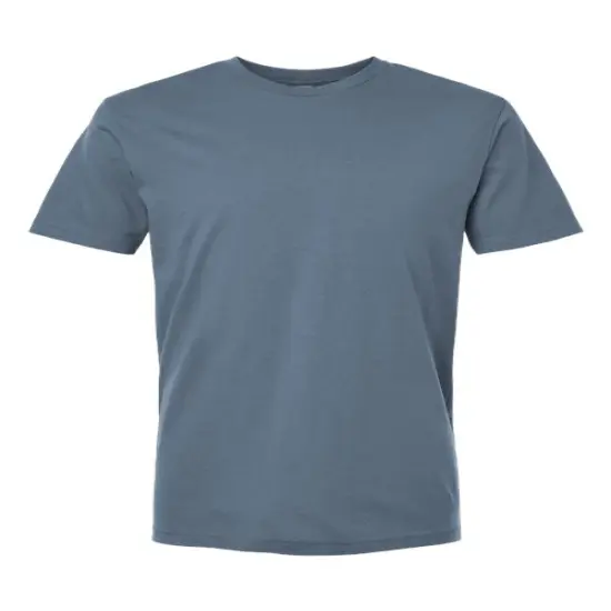 Next Level&reg; Cotton Short Sleeve Crew Neck T-Shirt Blue Jean {1}