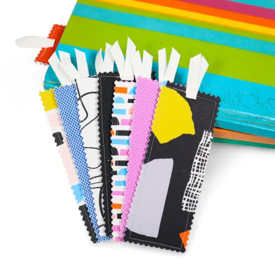 Crosscut Sewing Co.&reg; Bookmark Sewing Project Kit for Beginners Abstract black {4}