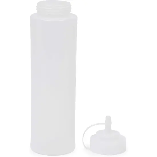 Plastic Condiment Squeeze Bottles (Clear, 32 oz, 6 Pack) {4}