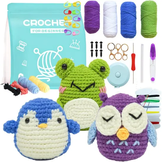 Crochet Kit for Beginners ,DIY Crochet Kit {1}