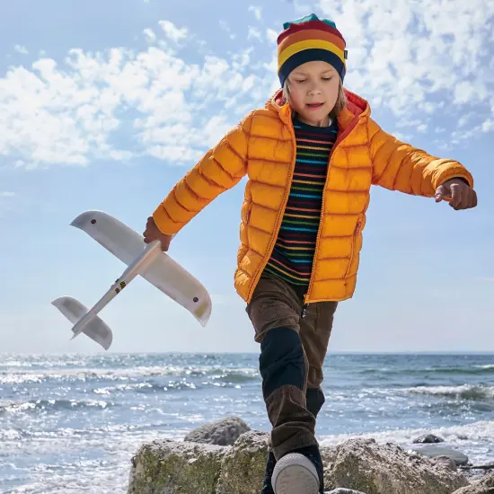 HABA 19" Hand Glider - Terra Kids Outdoor Toy Airplane, Easy-to-Assemble Kids Outdoor Toys & Plane Gliders Made from Robust Styrofoam for Ages 8+ Multicolor {4}