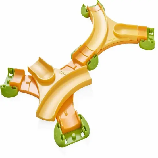 HABA Kullerbu Swing Switch Rails - Two Curved Switch Tracks for Kullerbu Balls and Vehicles Multicolor {3}