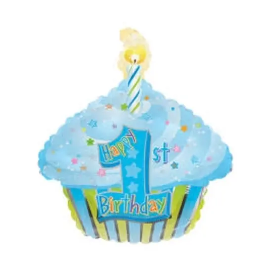 CTI&reg; 22 Inch 1st Birthday Boy Cupcake {1}