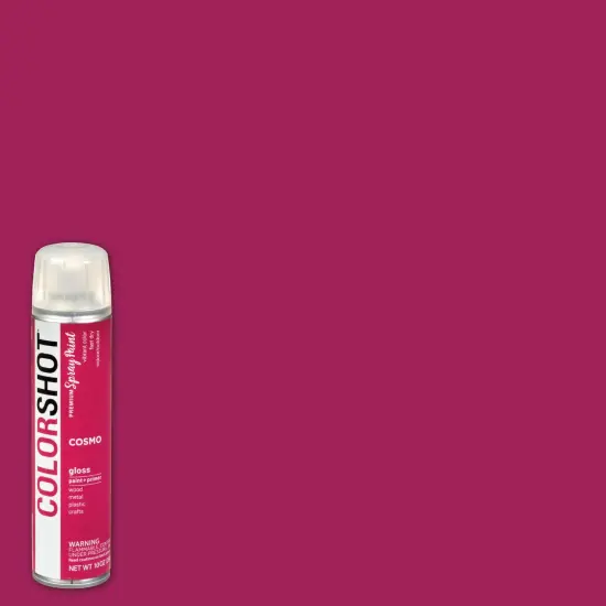 COLORSHOT Gloss Spray Paint Cosmo (Fuchsia) 10 oz. 4 Pack {2}