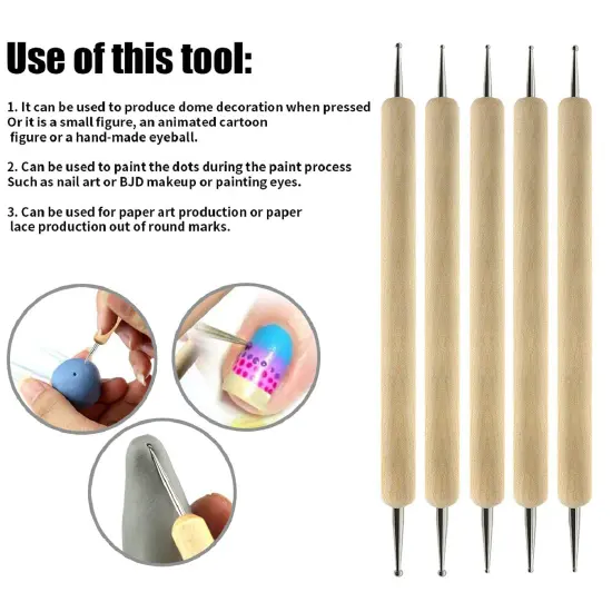 Pottery Sculpting Tools 32PCS Ceramic Clay Carving Tools Set for Beginners Expert Art Crafts Kid's After School Pottery Classes Club Children Students {6}