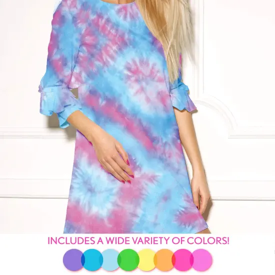 Just My Style Neon Tie-Dye Kit by Horizon Group USA, Create 18 Projects with 8 Colors {6}