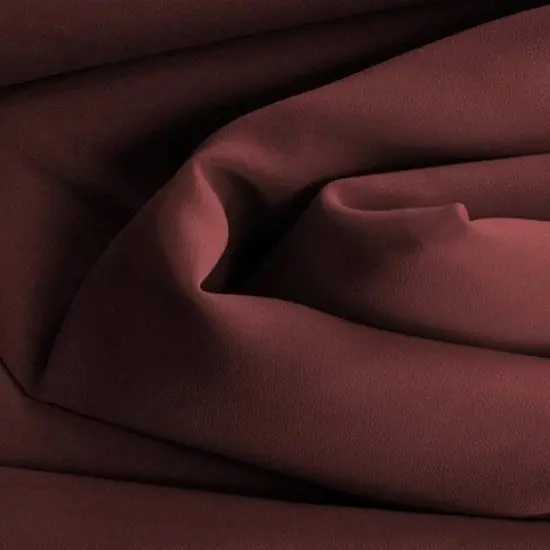 1 Yard Double Georgette Solid Cabernet Fabric, Lightweight 58/60" Wide Polyester Apparel Material {1}