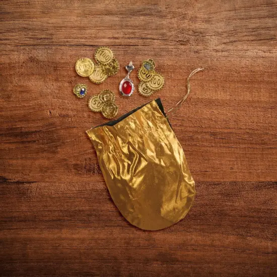 Desert Prince/Princess Coin And Jewel Pouch Costume Accessory {4}