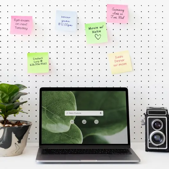 BAZIC Sticky Notes 3" X 3" 50 Ct. (4/Pack) {2}