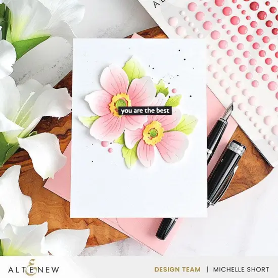 Blushberry Bliss Enamel Dots {4}