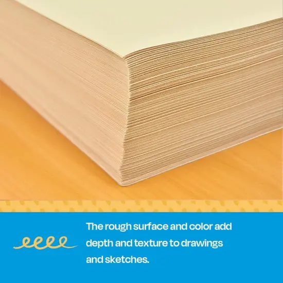 Sax Manila Drawing Paper, 50 lb, 18 x 24 Inches, Pack of 500 {5}