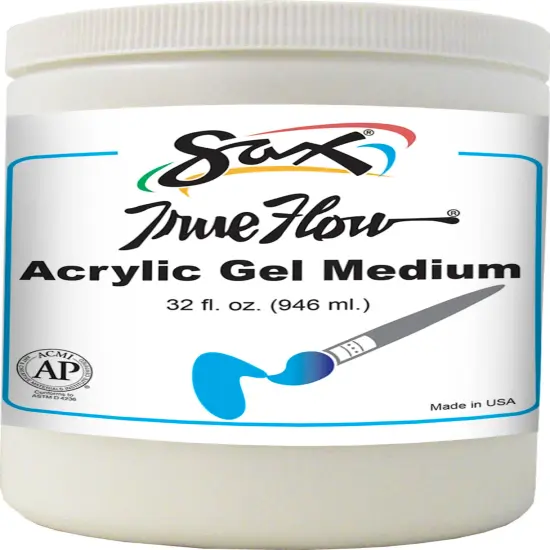 Sax Gel Acrylic Medium, Dries to a Clear High Gloss, 1 Quart {1}
