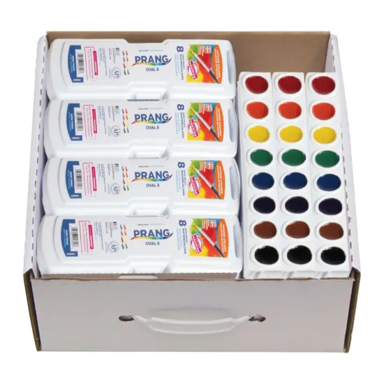 Prang Semi-Moist Watercolor Masterpack, Assorted Colors, Set of 36 {3}