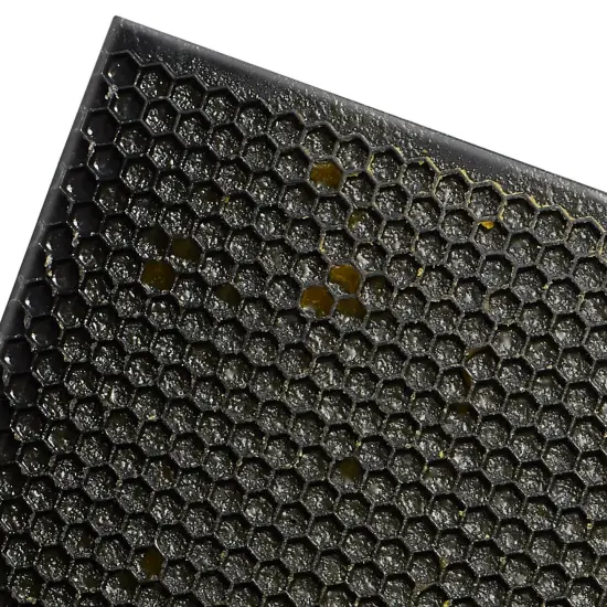 Honey Keeper Bee Frame Foundations - Beeswax Coated Black Foundation Sheets for Beehives, 10 Pack {4}