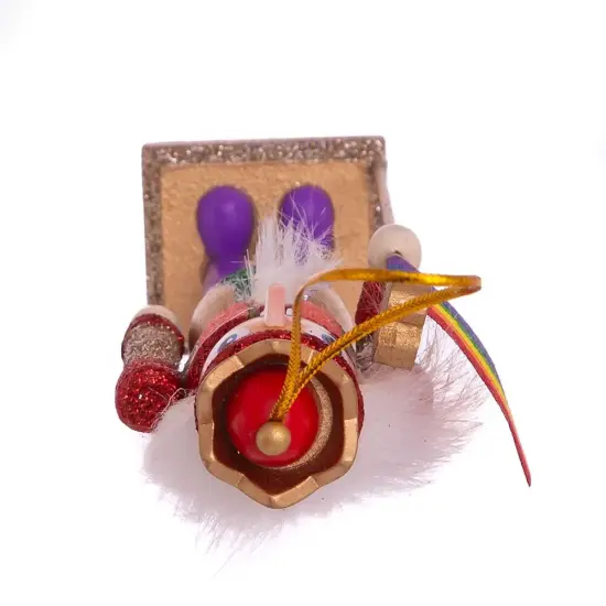 6" Gay Pride Nutcracker Ornament – Colorful Wooden Christmas Decoration {6}