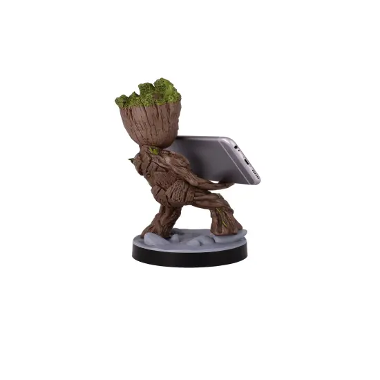 Exquisite Gaming: Guardians of The Galaxy: Toddler Groot - Original Mobile Phone & Gaming Controller Holder, Device Stand, Cable Guys, Marvel Licensed Figure {3}